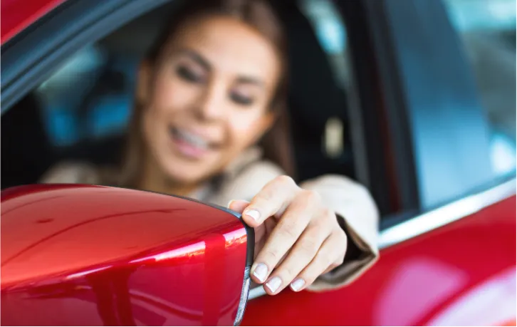 Woman in Car Woman in Car